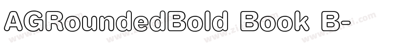 AGRoundedBold Book B字体转换 AGRoundedBold Book B字体转换